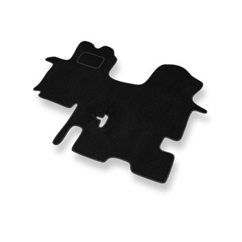 Velúrszőnyegek gépjárművekhez: Opel Vivaro I Van (2001-2014) 3-személyes - feket