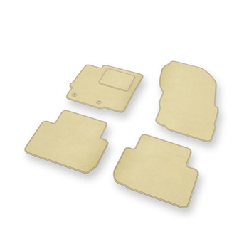 Velúrszőnyegek gépjárművekhez: Mitsubishi Eclipse Cross SUV (2018-....) - bézs