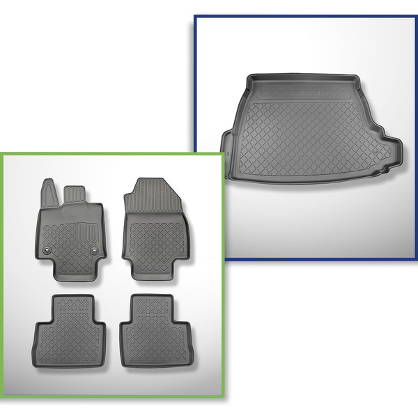 Csomagtérszőnyeg - és autószőnyegkészlet TPE: Suzuki Across SUV (07.2020-....)