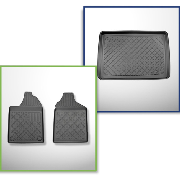 Csomagtérszőnyeg - és autószőnyegkészlet TPE: Aixam City Hatchback (10.2016-....)