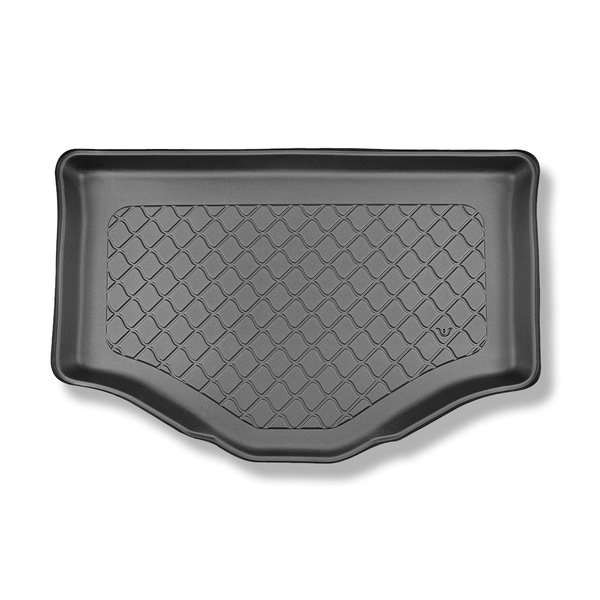 Méretre készült csomagtérszőnyegek: Mitsubishi Space Star Hatchback (03.2013-11.2019) - alsó csomagtartó; polc nélkül a csomagtérben