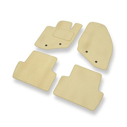 Velúrszőnyegek gépjárművekhez: Volvo S80 I Szedán (1998-2006) - bézs