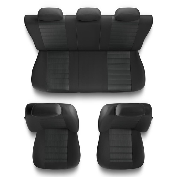 Univerzális autós üléshuzatkészlet kifejezetten: Nissan Qashqai I, II, III (2007-....) - MD-4