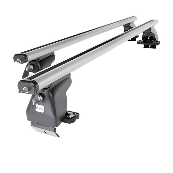 Alap tetőcsomagtartó, amely alkalmazható a: Renault Captur I SUV (2013-2019) - ezüst - rögzítő elemek nélkül - alumínium