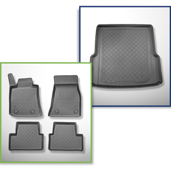 Csomagtérszőnyeg - és autószőnyegkészlet TPE: BMW i4 G26 Gran Coupé (11.2021-...