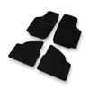 Velúrszőnyegek gépjárművekhez: Opel Corsa C Hatchback, Szedán, Van (2000-2006) - fekete
