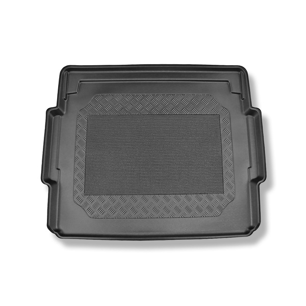 Méretre készült csomagtérszőnyegek: Citroen C5 Aircross SUV (02.2019-....) - felső csomagtartó (egyenes rakodási szegély); mozgó padló legmagasabb pozícióban; nem a Plug-in Hibrid verzióhoz