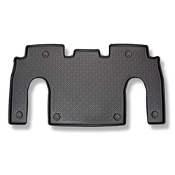 TPE szőnyegek gépjárművekhez: Tesla Model X SUV (10.2016-....) - 6 hely; II sor