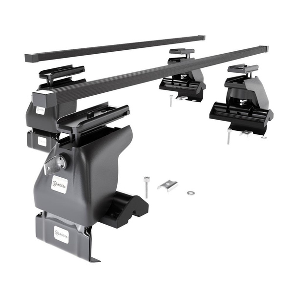 Alap tetőcsomagtartó, amely alkalmazható a: Skoda Citigo-e iV Hatchback (2012-2023) - fekete - rögzítő elemek nélkül - acél