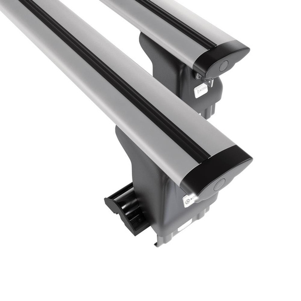 Alap tetőcsomagtartó, amely alkalmazható a: Kia Rio mk I Kombi (2000-2005) - ezüst - rögzítő elemek nélkül - alumínium