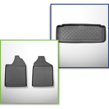 Csomagtérszőnyeg - és autószőnyegkészlet TPE: Aixam Crossline Crossover (10.2016