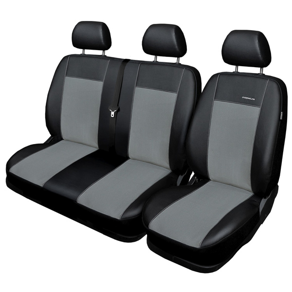 Méretre vart üléshuzat a következő autótípushoz: Renault Master IV Van (2010-....) sofőr ülés és pad - szürke