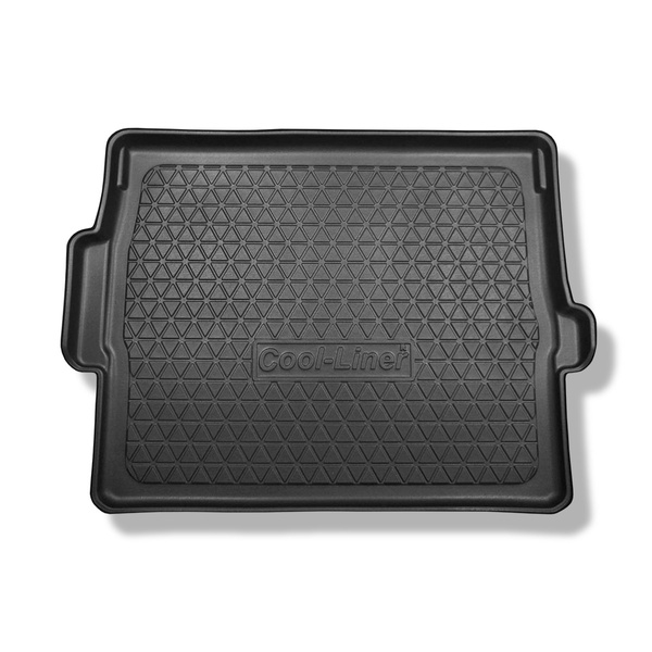 Méretre készült csomagtérszőnyegek: Opel Grandland X SUV (10.2017-2021) - felső csomagtartó (egyenes rakodási szegély); mozgó padló legmagasabb pozícióban; nem a hibrid verzióhoz