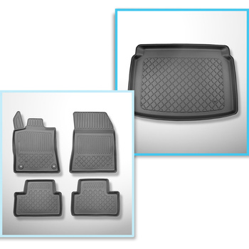 Csomagtérszőnyeg - és autószőnyegkészlet TPE: Opel Astra L (VI) Hatchback (01.20