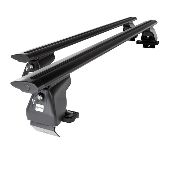 Alap tetőcsomagtartó, amely alkalmazható a: Renault Captur I SUV (2013-2019) - fekete - rögzítő elemek nélkül - alumínium