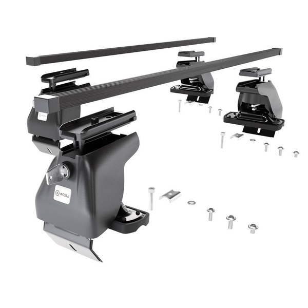 Alap tetőcsomagtartó, amely alkalmazható a: DS 4 Crossback Hatchback (2016-2018) - fekete - rögzítő elemek nélkül - acél