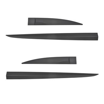 Fekete autó oldallécek Hyundai i10 Hatchback (2020-....)