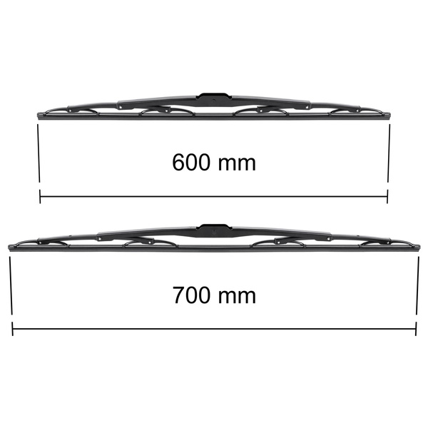 Autó ablaktörlők lapát szélvédőre a következő autótípushoz: Ford Transit V Van (2000-2006) - Sztenderd ablaktörlő lapát