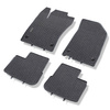 Autós gumiszőnyegek: Fiat Tipo Szedán (2016-....) - fekete - 4 db