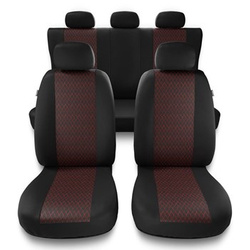 Univerzális autós üléshuzatkészlet kifejezetten: Nissan Qashqai I, II, III (2007-....) - PF-RD