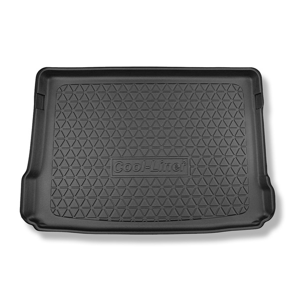 Méretre készült csomagtérszőnyegek: Mercedes-Benz EQA H243 SUV (03.2021-....) - felső csomagtartó; mozgó padló legmagasabb pozícióban