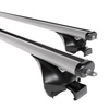 Alap tetőcsomagtartó, amely alkalmazható a: Seat Ibiza 6J mk IV ST Kombi (2010-2017) - ezüst - integrált reling - alumínium