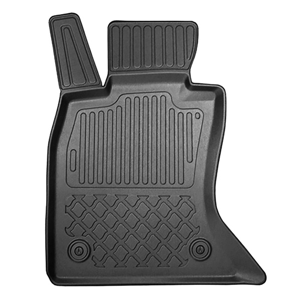 TPE szőnyegek gépjárművekhez: BMW 5 széria F10 Limuzin (03.2010-2013) - X-drive; első ülések síneinek egymás közti távolsága (hátul) 415 mm