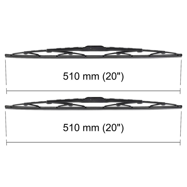 Autó ablaktörlők lapát szélvédőre a következő autótípushoz: Ford Mustang IV Coupé, Kabrió (1993-2005) - Sztenderd ablaktörlő lapát