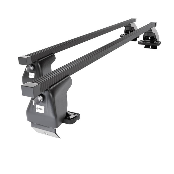 Alap tetőcsomagtartó, amely alkalmazható a: Citroen DS4 Crossback, Hatchback (2016-2018) - fekete - rögzítő elemek nélkül - acél