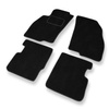 Velúrszőnyegek gépjárművekhez: Fiat Punto IV Hatchback (2012-2018) - fekete