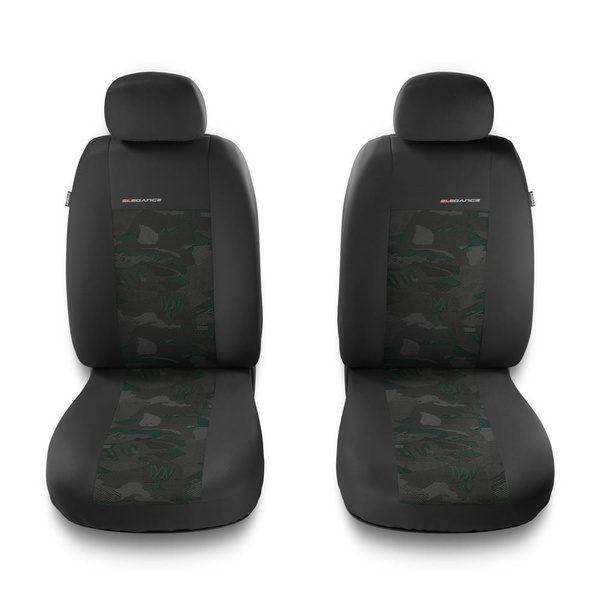 Univerzális autós üléshuzatkészlet kifejezetten: Nissan Note I, II (2005-2016) - 2UNE-GR