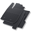 Autós gumiszőnyegek: Dacia Duster II SUV (2017-2024) - fekete - 4 db