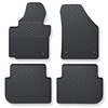 Autós gumiszőnyegek: Volkswagen Touran I Egyterű (2003-2010) - fekete - 4 db
