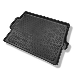 Méretre készült csomagtérszőnyegek: Peugeot 3008 II SUV (11.2016-....) - felső csomagtartó (egyenes rakodási szegély); mozgó padló legmagasabb pozícióban; nem a hibrid verzióhoz