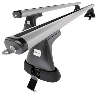 Alap tetőcsomagtartó, amely alkalmazható a: Audi A3 8V Szedán (2013-2020) - ezüs