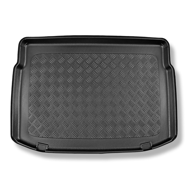 Méretre készült csomagtérszőnyegek: Toyota Corolla XII E210 Hatchback (02.2019-....) - felső csomagtartó; autókhoz dupla padlós csomagtartókkal; szintén hibridhez