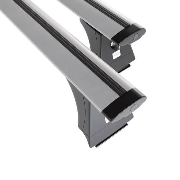 Alap tetőcsomagtartó, amely alkalmazható a: Volvo XC60 SUV (2008-2017) - ezüst - integrált reling - alumínium