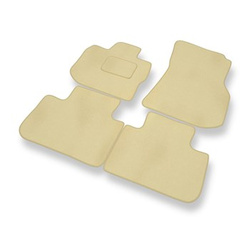 Velúrszőnyegek gépjárművekhez: BMW X3 SAV (2018-2024) - bézs