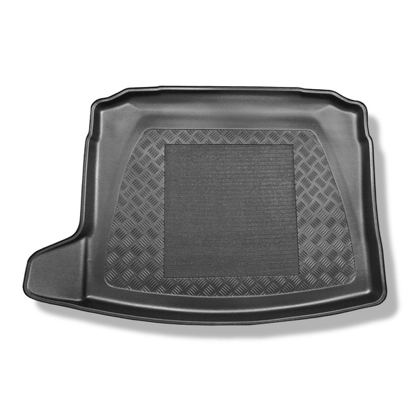 Méretre készült csomagtérszőnyegek: Volkswagen Tiguan II SUV (05.2016-....) - alsó csomagtartó; mozgó padló nélküli csomagtartó modellek; nem a eHibrid verzióhoz