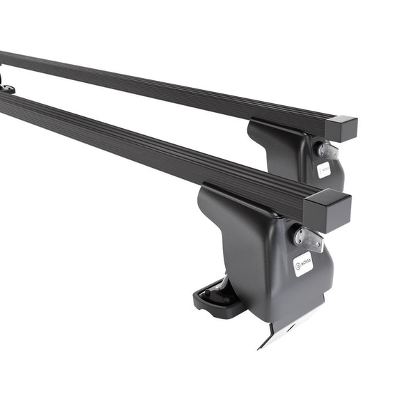 Alap tetőcsomagtartó, amely alkalmazható a: Citroen DS4 Crossback, Hatchback (2016-2018) - fekete - rögzítő elemek nélkül - acél