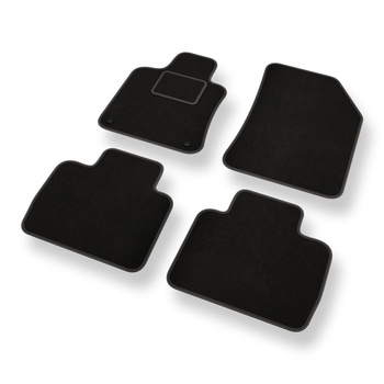 Velúrszőnyegek gépjárművekhez: Peugeot 508 II Szedán, SW (2018-....) - fekete