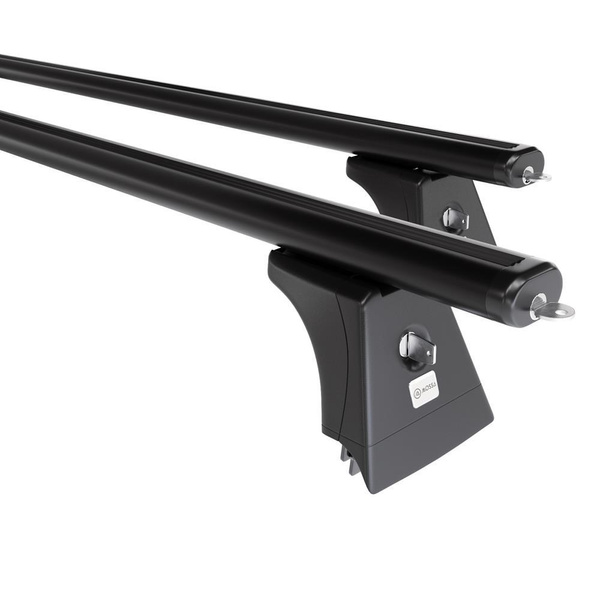 Alap tetőcsomagtartó, amely alkalmazható a: Opel Meriva B Egyterű (2010-2017) - fekete - rögzítő pontok - alumínium