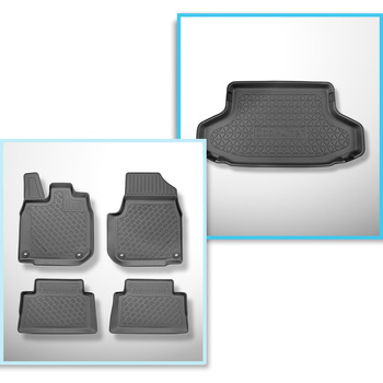 Csomagtérszőnyeg - és autószőnyegkészlet TPE: Honda e Hatchback (03.2020-2024)