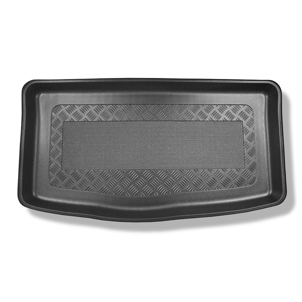 Méretre készült csomagtérszőnyegek: Kia Picanto III JA Hatchback (04.2017-....) - alsó csomagtartó; mozgó padló nélküli csomagtartó modellek