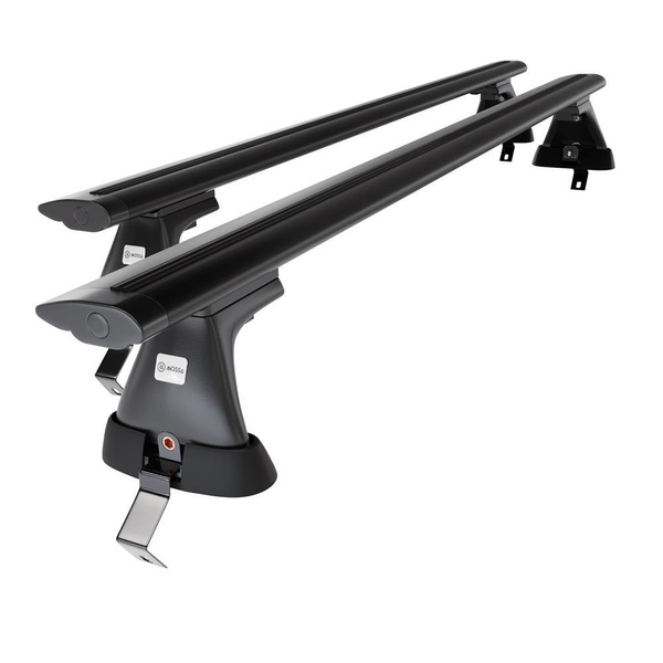 Alap tetőcsomagtartó, amely alkalmazható a: Ford C-Max mk II Kombivan (2010-2015) - fekete - rögzítő elemek nélkül - alumínium