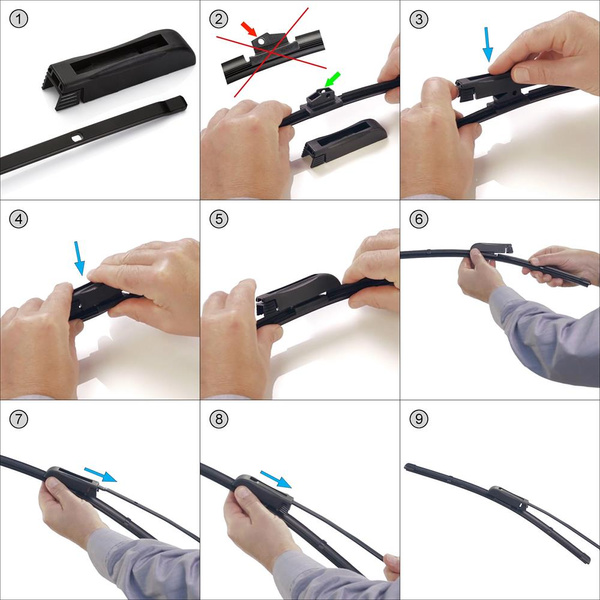 Autó ablaktörlők lapát szélvédőre a következő autótípushoz: Renault Megane IV GrandCoupé, Grandtour, Hatchback (12.2015-....) - Lapos ablaktörlő lapát