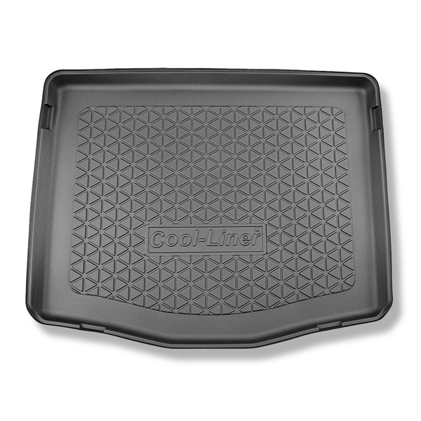 Méretre készült csomagtérszőnyegek: Ford Mustang Mach-E SUV (05.2021-....) - felső csomagtartó; mozgó padló legmagasabb pozícióban