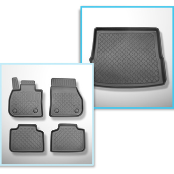 Csomagtérszőnyeg - és autószőnyegkészlet TPE: BMW X1 F48, U11 SUV (10.2022-....)