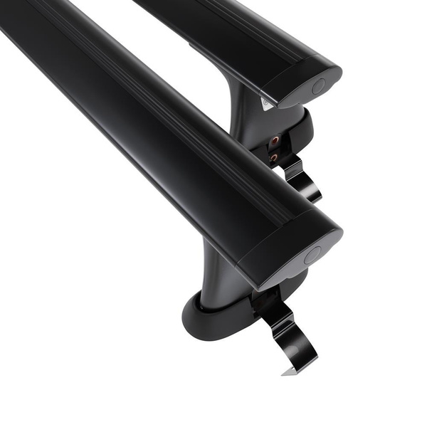 Alap tetőcsomagtartó, amely alkalmazható a: Fiat Grande Punto Hatchback (2005-2010) - fekete - rögzítő elemek nélkül - alumínium