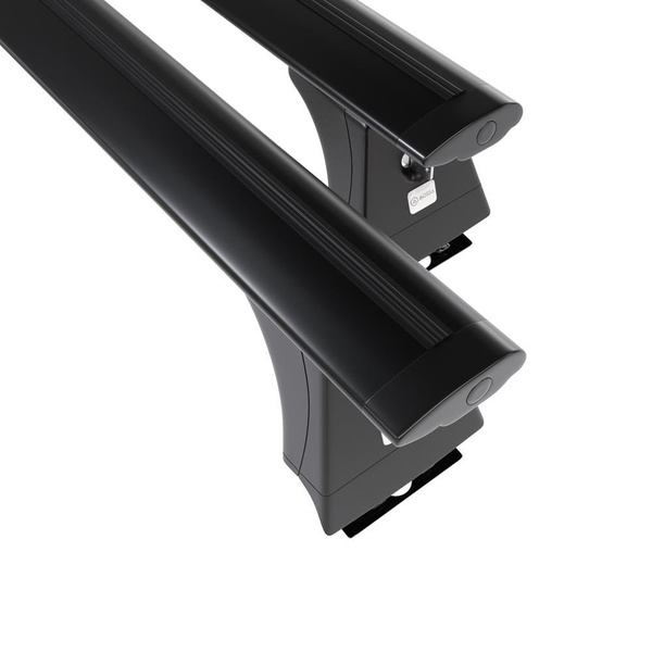 Alap tetőcsomagtartó, amely alkalmazható a: Iveco Daily IV (short) Autóbusz (2006-2011) - fekete - rögzítő pontok - alumínium